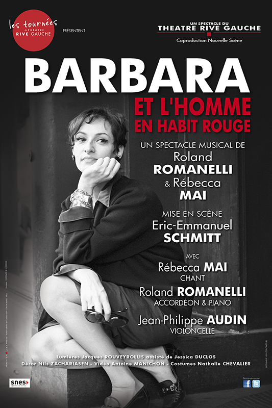 Affiche spectacle musical sur Barbara